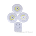 3pack Ultra Bright 150 Lumen Cob LED Puck Light avec télécommande sous la lumière de l&#39;armoire sans fil Batterre Fonctionnement